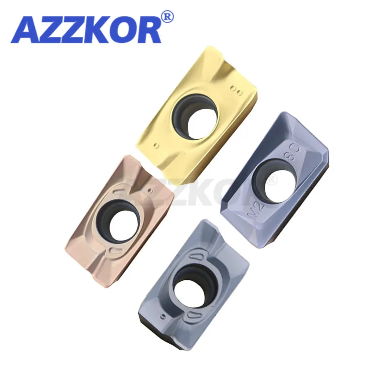 

APMT1135PDER-XM Carbide Inserts Cutter CNC Milling Endmills Tools For Steel Milling AZZKOR Alloy Inserts APMT1604PDER NT125