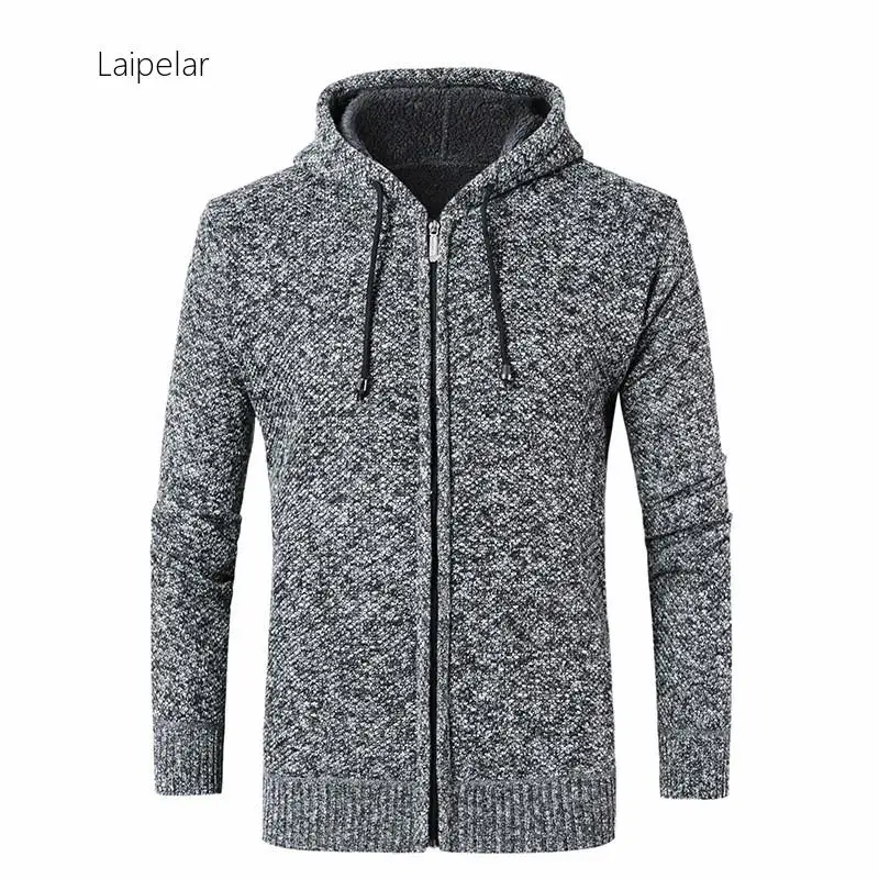 

Новинка 2020, зимние модные брендовые мужские свитера, пуловеры, вязаные толстые теплые приталенные высококачественные Повседневные вязаные...