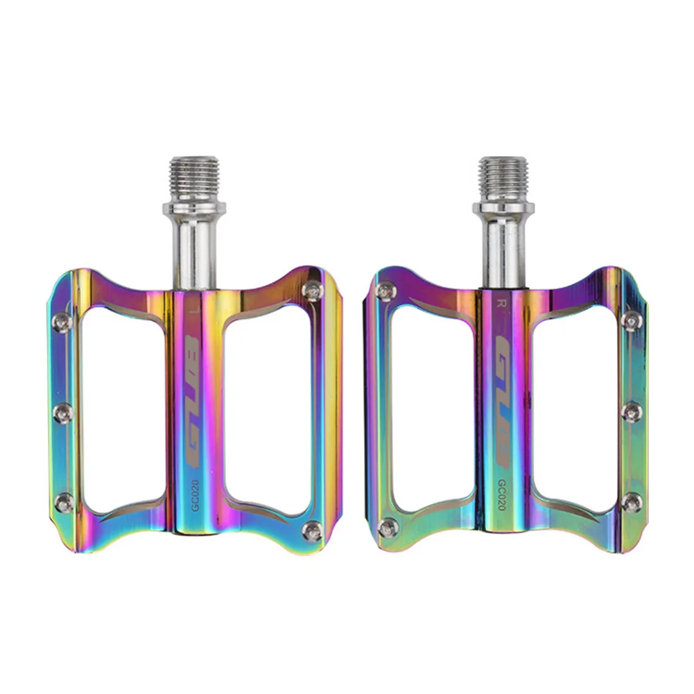 

Flat Bicycle pedal Replacement Parts 9/16 thread Anti-skid Multicolored