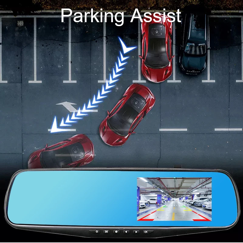 Автомобильный видеорегистратор с двумя USB-портами и объективами | Автомобили