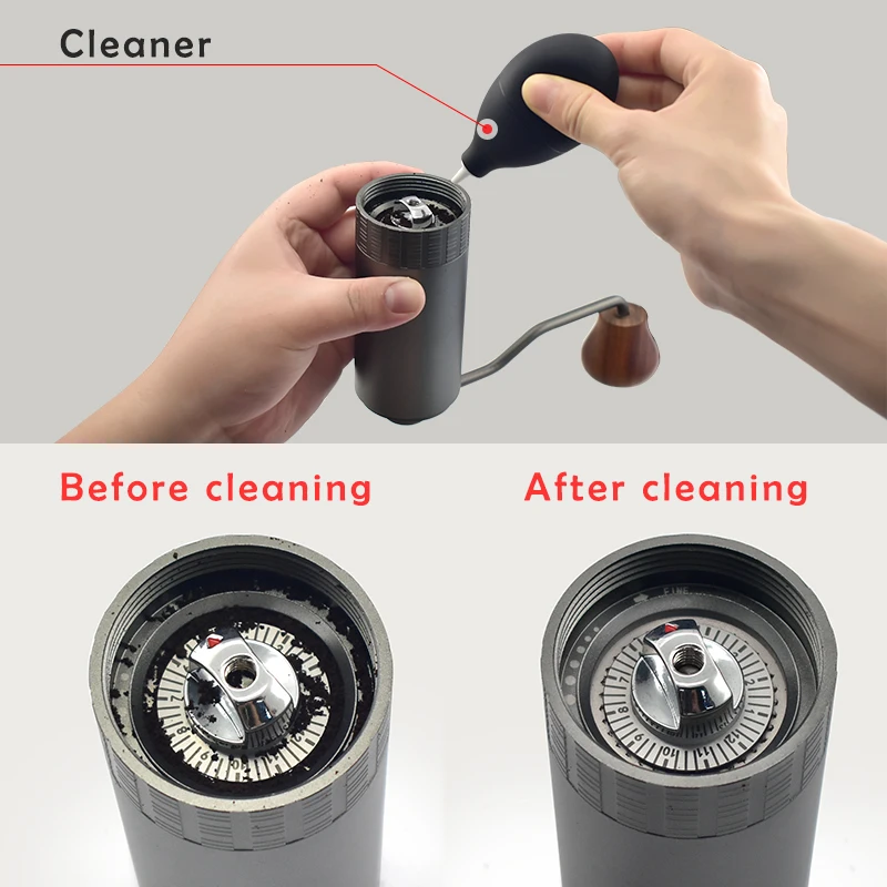 

Portable Manual Coffee Grinder Espresso Coffee Bean Grinder Stainless Steel High Quality Handmade Burr Grinders with Gift Box