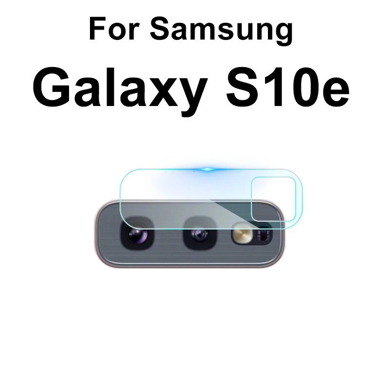 For S10e Защитная пленка для экрана камеры samsung Galaxy A30 A50 S10 Plus S10e M30 M20 M10 для камеры samsung Galaxy A9S A9 - Цвет: For S10e