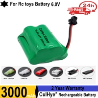 rc 6 0v 3000mah rechargeable battery for rc toys cars tanks robots gun nimh battery 6 0v batteries pack for rc boat