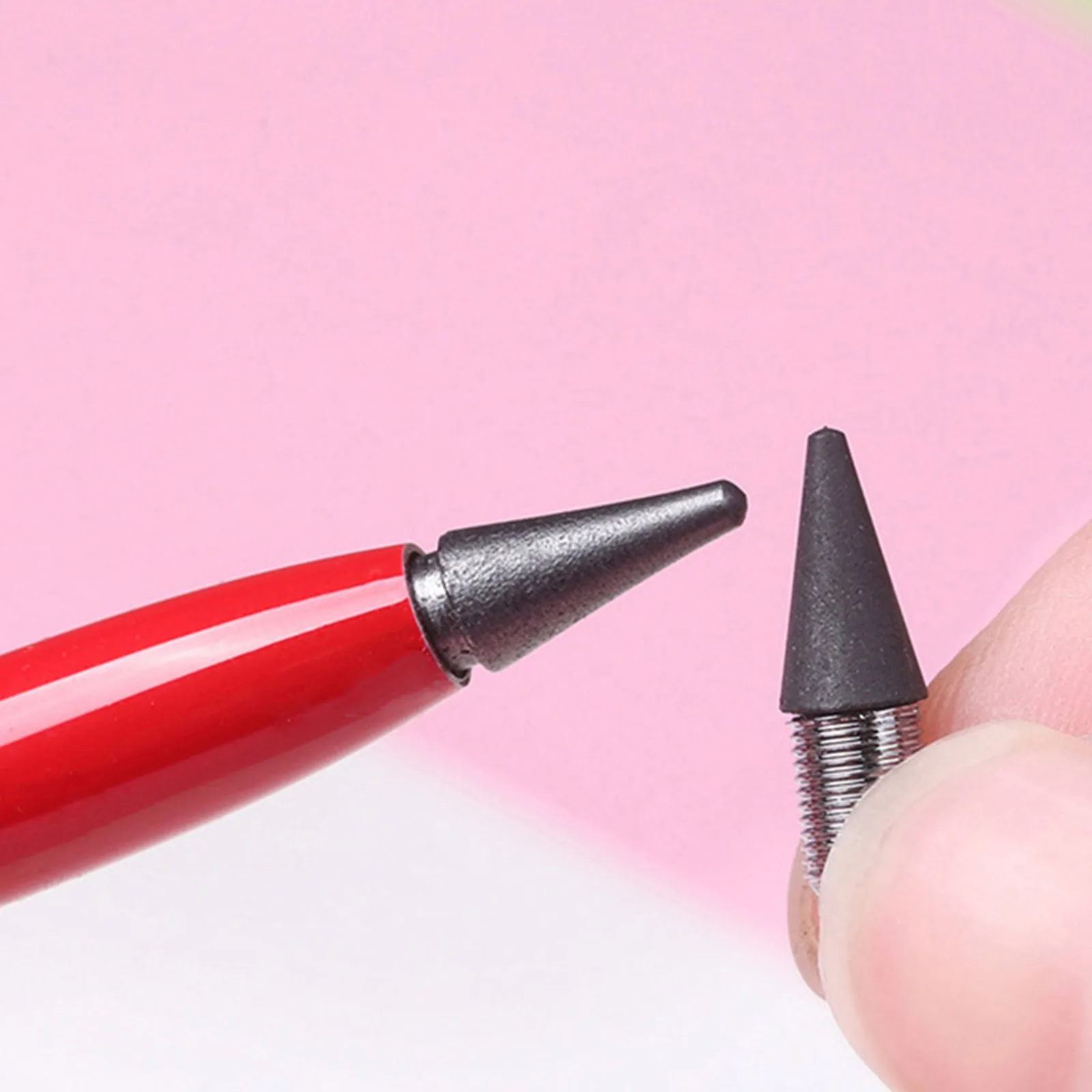 

Eternal Pencil Replacement Pen Head No Ink Unlimited Writing School Supplies Dust-Free Eraser Without Grinding Pen Tip