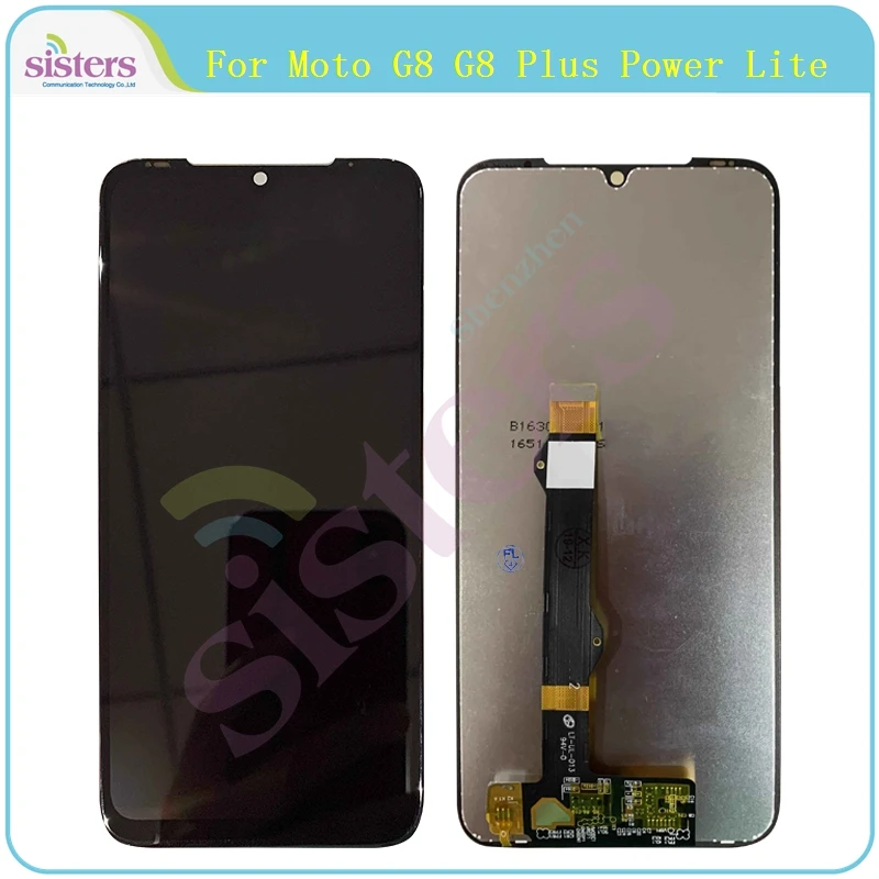 ЖК-дисплей 6 4 дюйма для Motorola Moto G8 Plus Power сенсорный стеклянный дигитайзер в сборе Play