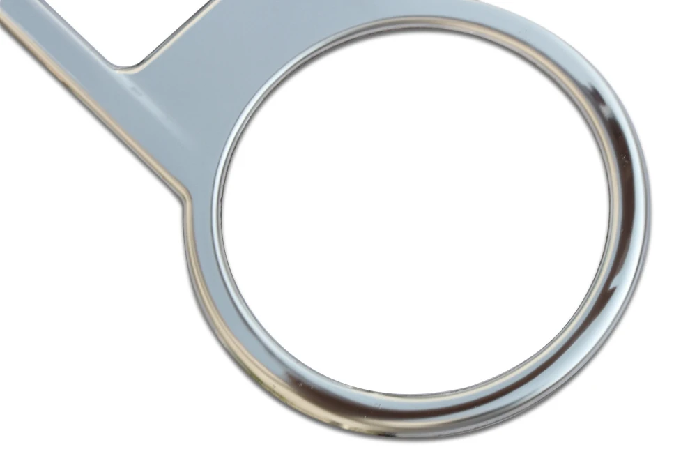 Автомобильные аксессуары украшение для переключателя фар из нержавеющей стали