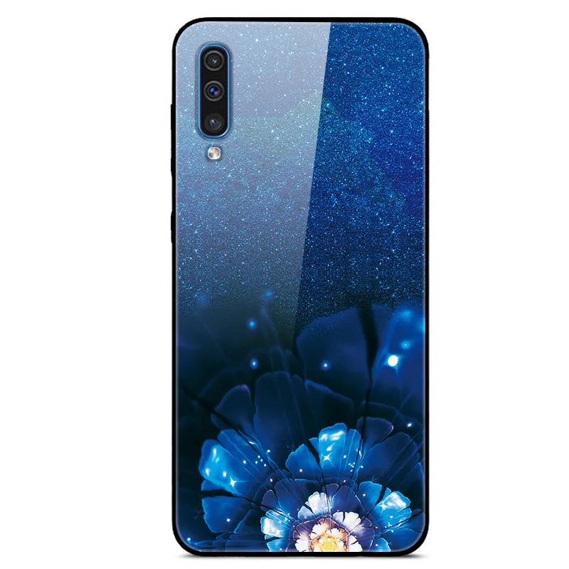 60 Чехол из закаленного стекла для samsung A50, чехол для samsung Galaxy A50 A505F A505 A 50, Fundas Coque - Цвет: 60