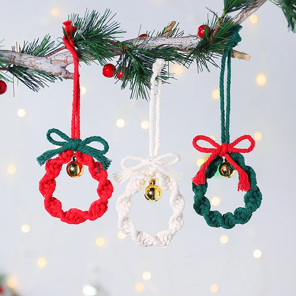 

Macrame Christmas Ornament Christmas Decor Macrame Wall Hanging Handmade Home Wall Decor GIft