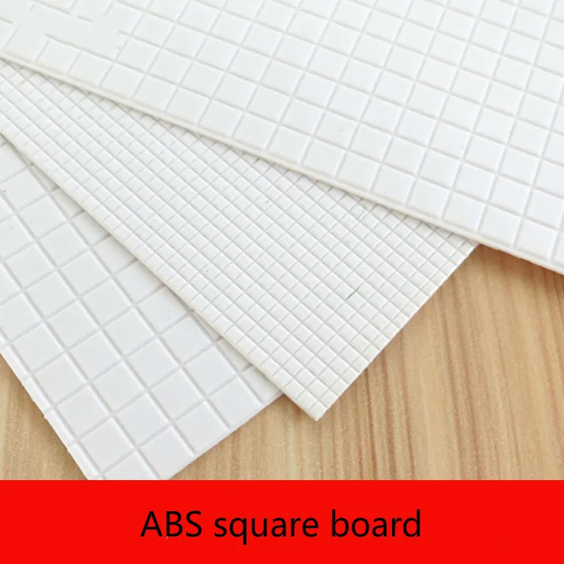 ABS сетка доска DIY песок стол модель плиты игрушки Строительная модель пластиковая доска для Diorama архитектура сцены материалы для изготовления