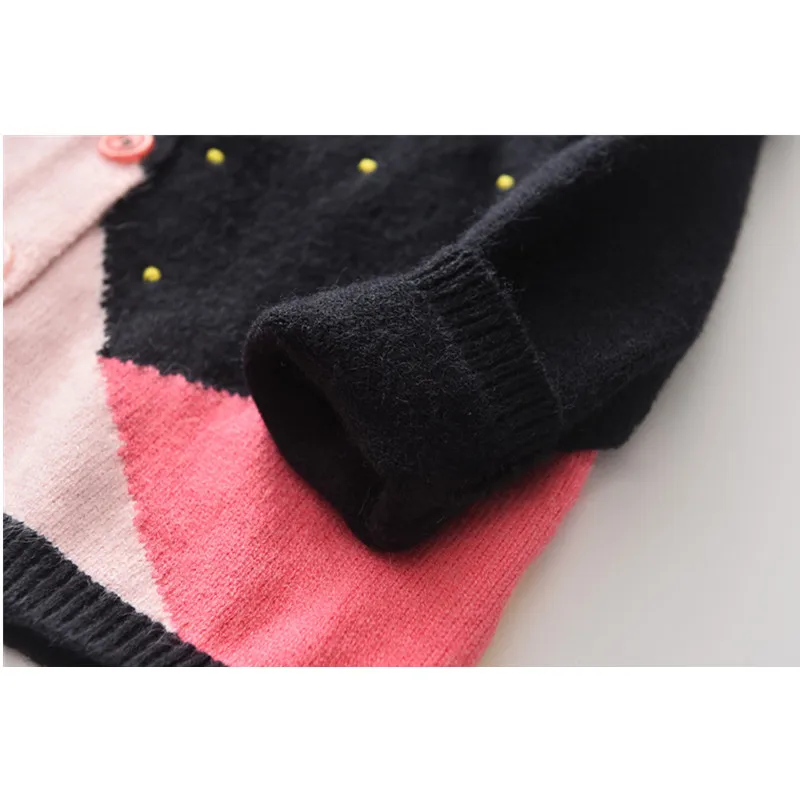 

New Arrival Sweater For Girl Fashion Baby Girls Cardigan Sweater Long Sleeve Kids Cardigans Cute Children's Clothing 3-7 Yrs