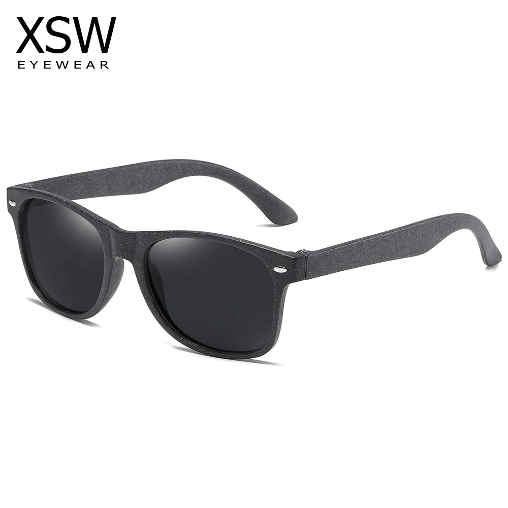 Фото Поляризованные солнцезащитные очки из пшеничной соломы XSW S7061J | Аксессуары для
