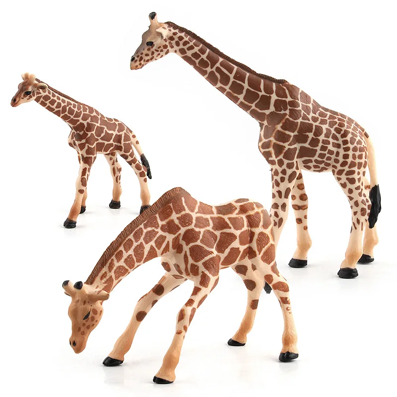 

Giraffe Models Plastic Simulation Action Figures Animal Figurines Collection Home Decoration Kids Toy Gift