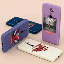 Superhero spiderman For OPPO A93S A74 A94 5G AX5 A31 Find X3 X2 Lite Neo F17 F11 Pro F7 F5 Liquid Silicone Phone Case