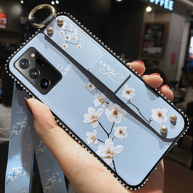 

Wrist Strap Diamond Cases For Samsung S20 FE s8 s9 s10 plus s20 note 20 ultra note 10 With Lanyard TPU Bling Glitter Cover Caqa