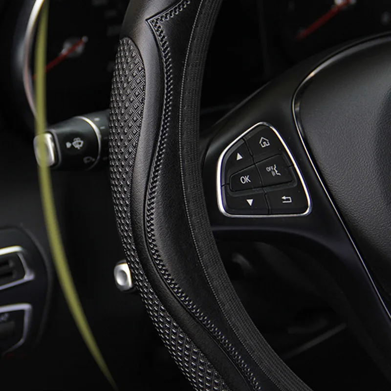 

Anti-slip Steering wheel cover Replacement 1pcs Auto Wear-resistant Accessories