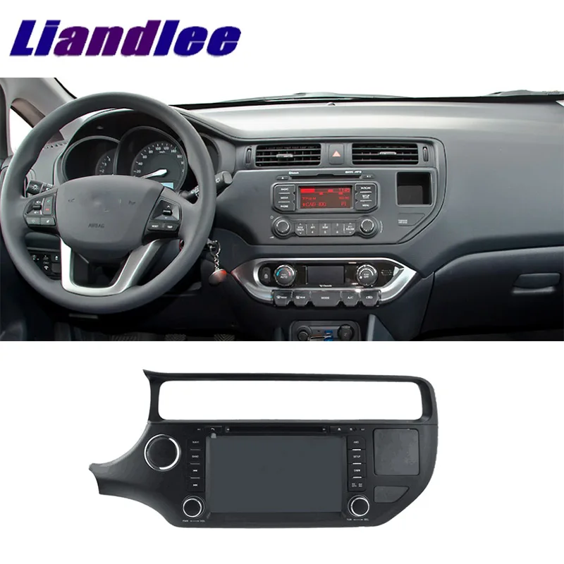 Liandlee Автомобильный мультимедийный ТВ GPS аудио радио для Kia Rio Pride 2011 ~ 2017