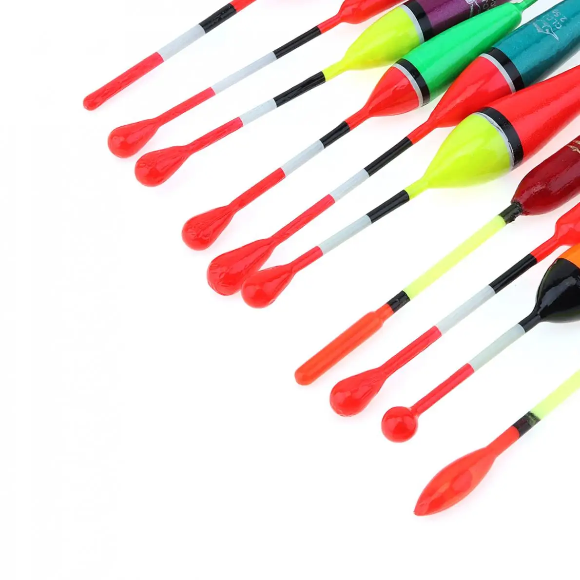 10 шт./лот разноцветный переносной поплавок для рыбалки разных размеров 14 3 см-20 1