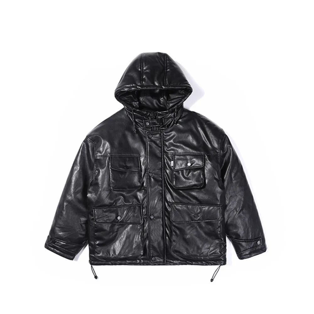 

Men Cotton Jacket 2020 Winter New Loose Men's Cotton Coat Pocket Jacket