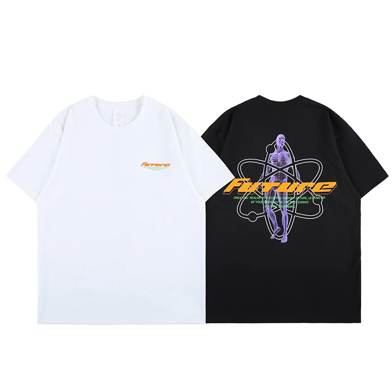

2021Cotton 3D Graphic Print Oversize Fashion T-Shirts Streetwear Tops