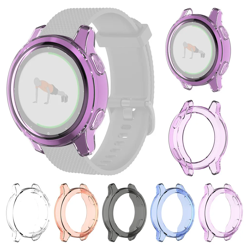 2019 чехол для Garmin vivoactive 4S мягкий ультратонкий защитный силиконовый из ТПУ полный