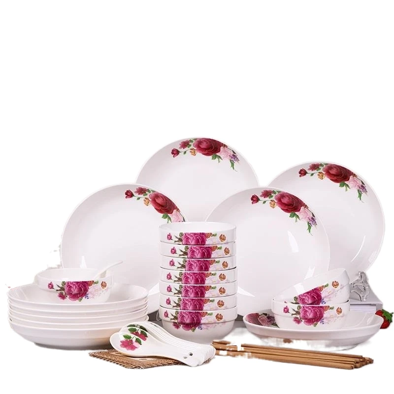 Блюдо фарфоровая тарелка Vajilla лапша в Корейском стиле мороженое кокосовый набор