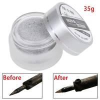 electrical soldering iron tip refresher solder cream clean paste for oxide solder iron tip head resurrection oxidative cleaning