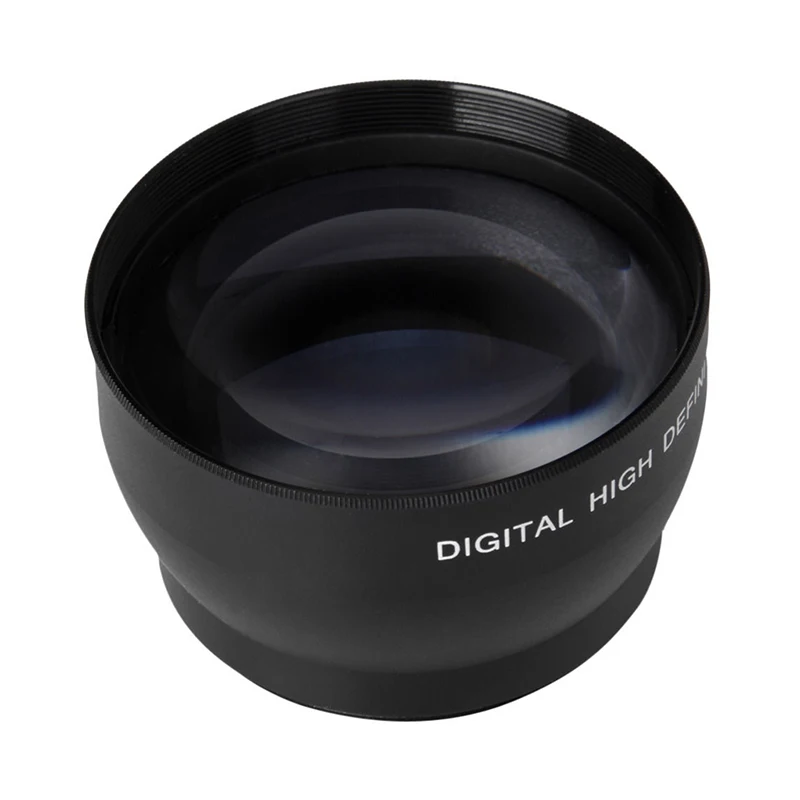 52mm 2X nification Telephoto Lens for Nikon AF-S 18-55mm 55-200mm Camera | Электроника