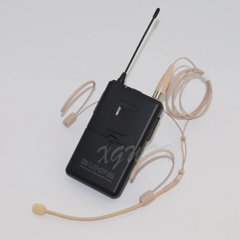 Беспроводная микрофонная система UHF 2 конденсаторный кардиоидный петличный лацкан беспроводной микрофон гарнитура микрофон с приемником передатчик