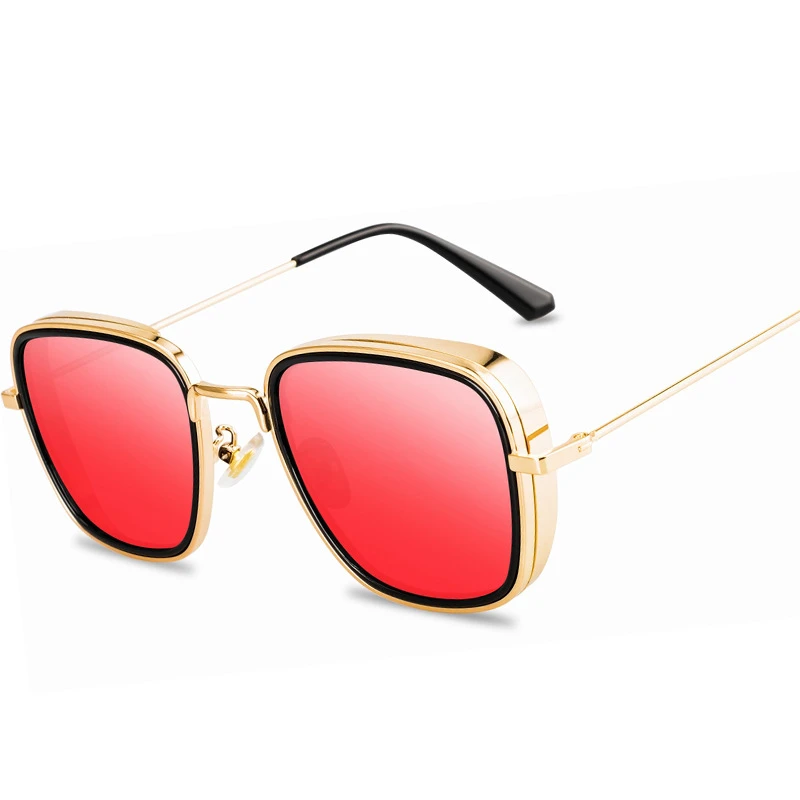 

2023 Brand Design Steam Punk Men Sunglasses Gafas De Sol Fashion Men's Driving Metal Sun Glasses Fishing Travel Eyewear