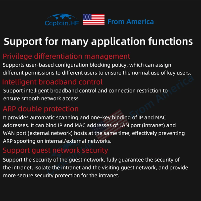 Captain HF Беспроводной Маршрутизатор Роутер Гигабитное Смарт Сетевое Устройство 4