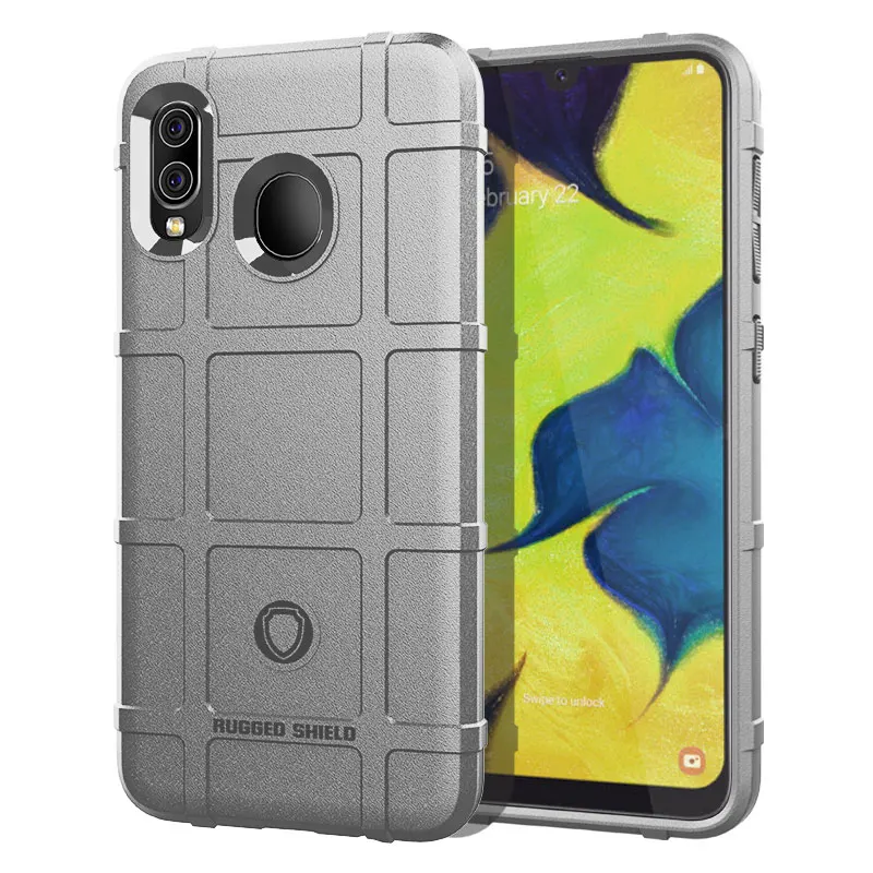 Серый Противоударный чехол для samsung Galaxy A50 A30S A30 A20 A10 A40 A70 A20E S10 A9 S8 плюс A51 A71 противоударной защитной плёнки для воздействия TPU Защитный чехол Чехол - Цвет: Серый