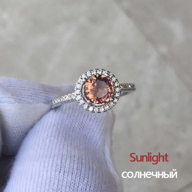 Женское классическое кольцо с зултанитом CSJ ювелирное изделие из стерлингового