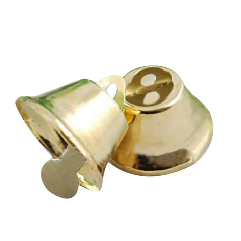 Рождественские колокольчики золотые металлические декоративные рождественская