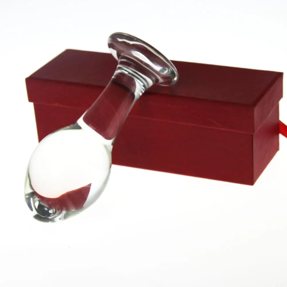 Огромная стеклянная Анальная пробка эротические игрушки для массажа простаты