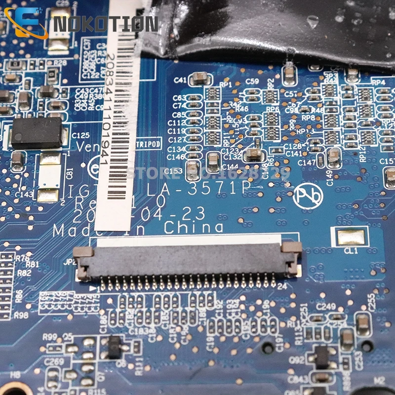Материнская плата NOKOTION F41M для ноутбука lenovo Y410 3000 F41 gm965 DDR2 без графического слота