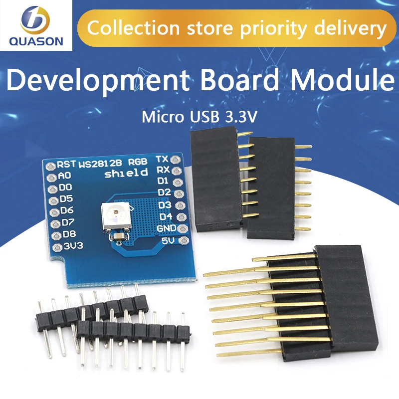 Мини-модуль ESP8266 ESP-12 ESP12 WeMos D1 макетная плата Wemos Mini с Wi-Fi Micro USB 3 В на основе ESP-8266EX 11