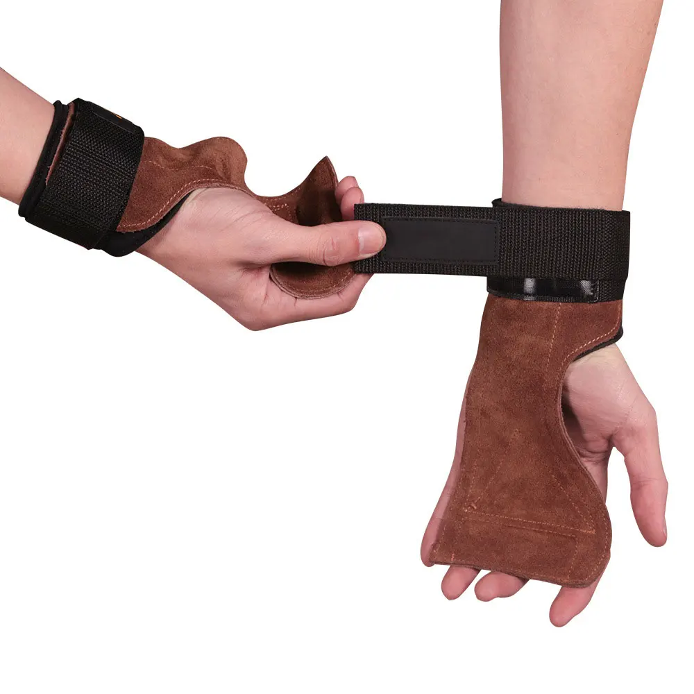 

2 PCS Lifting Dumbbell Palm Pads Weight Lifting Gloves Hand Grips Gym Workout Fitness Palm Protection Adjustable Wrist Strap