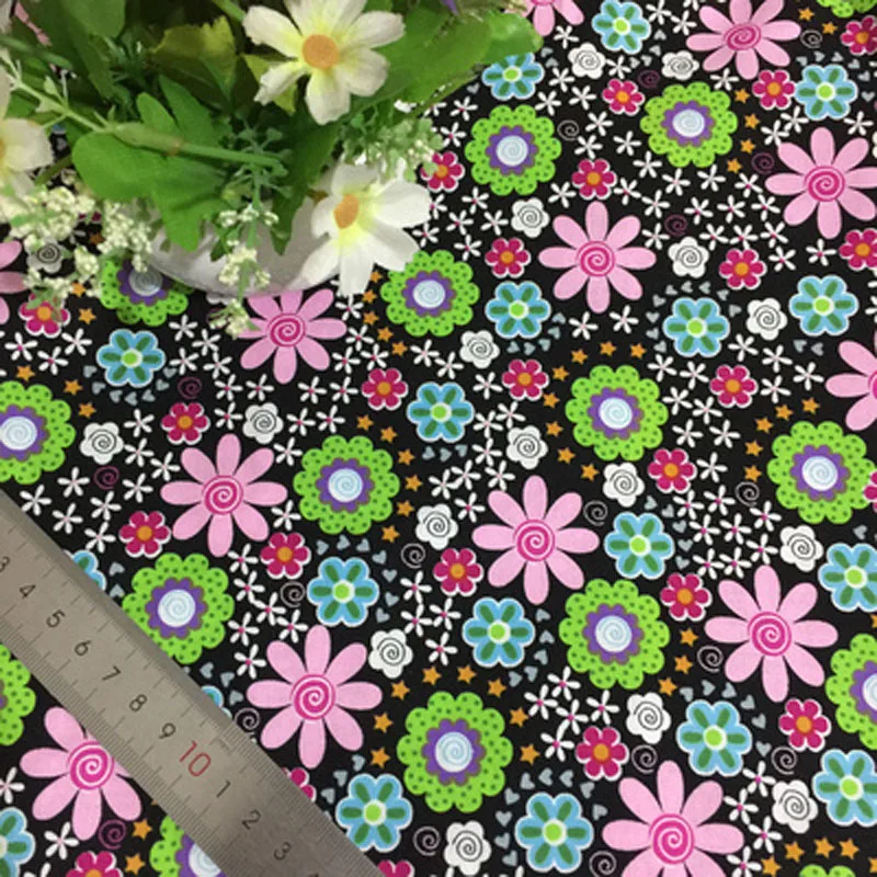 50x135 см очень красивая бежевая и черная леди в садовом лесу с принтом хлопок