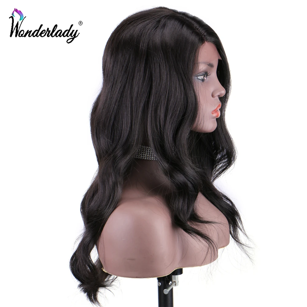 Парик WonderLady с волнистыми волосами для чернокожих женщин термостойкий