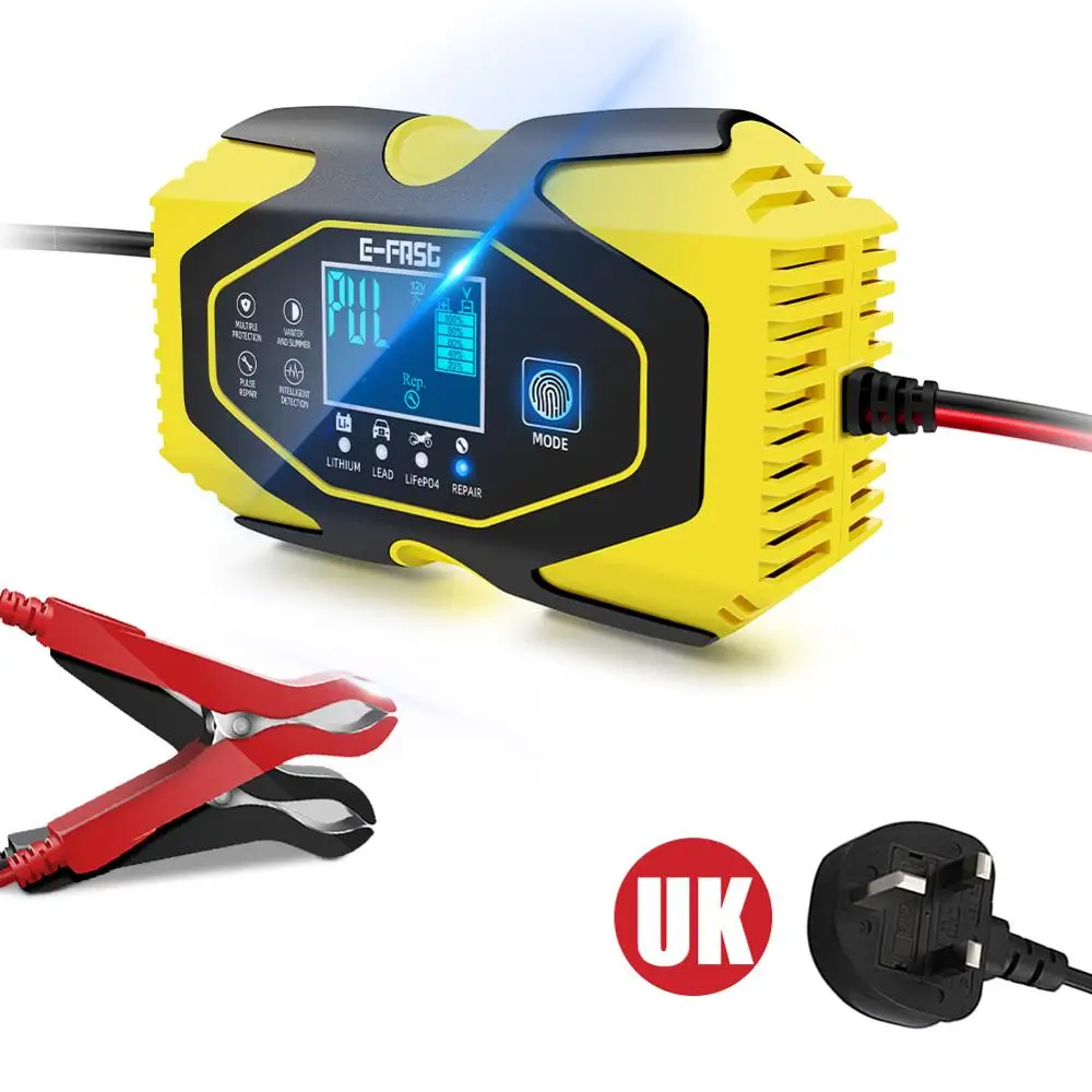 Автомобильное зарядное устройство для аккумуляторов 12 В/6 А 24 В/3 свинцово