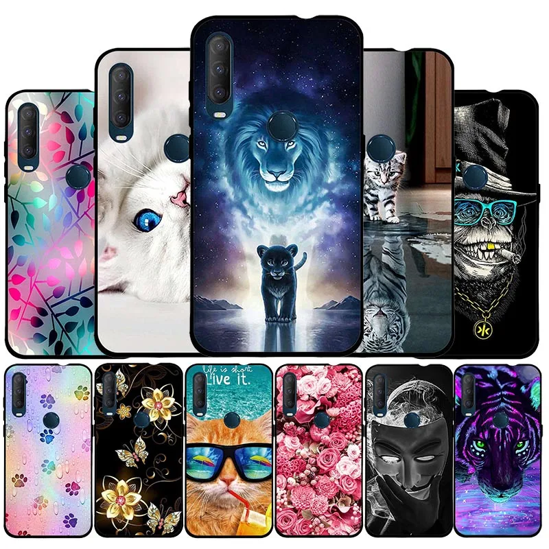 Мягкий чехол для Alcatel 1SE 2020 5030d из силикона и ТПУ роскошный защитный 1 SE с милым