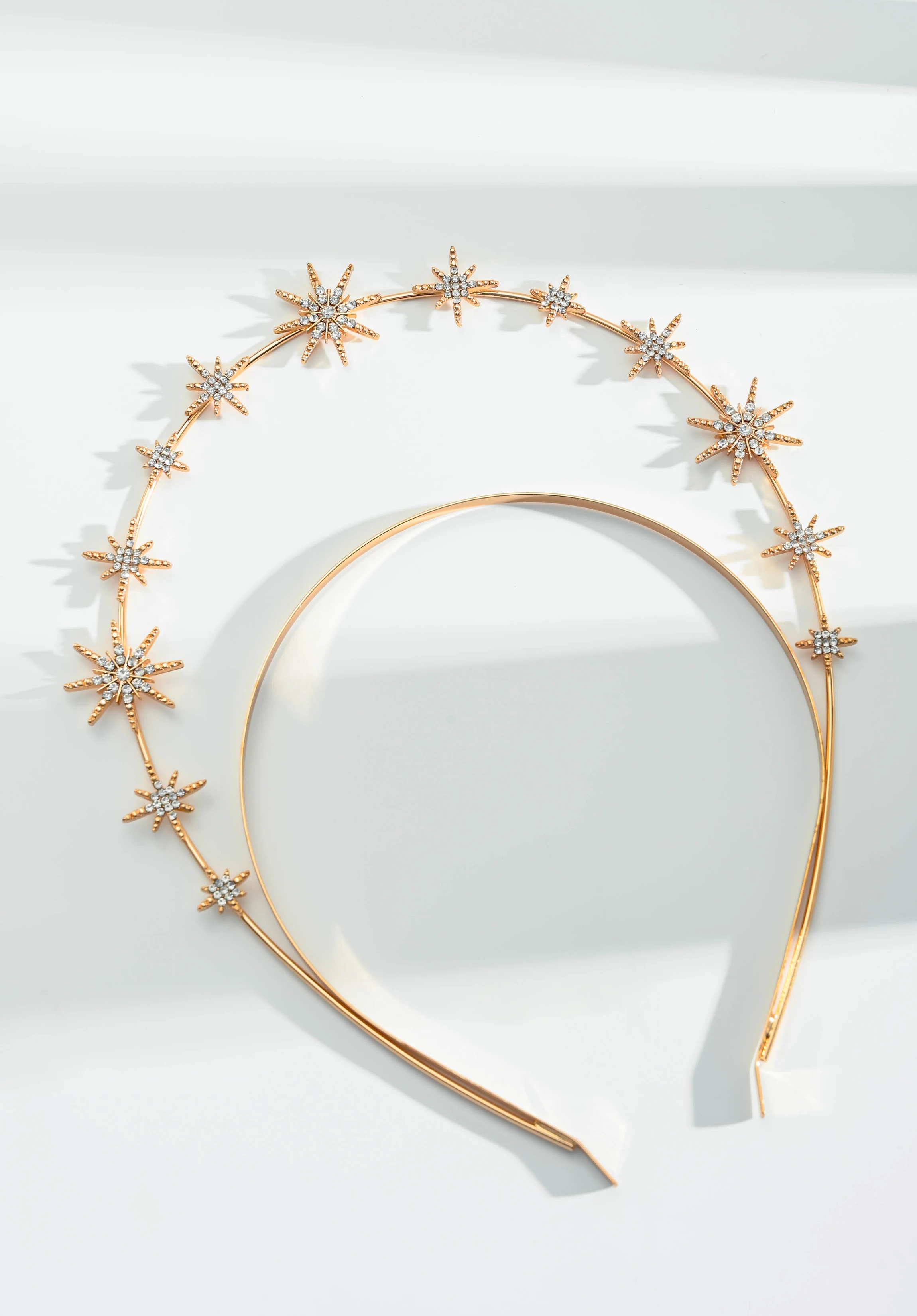 Halo Crown Moon Stars богиня Корона ободок тиара и короны для женщин Boho свадебный головной