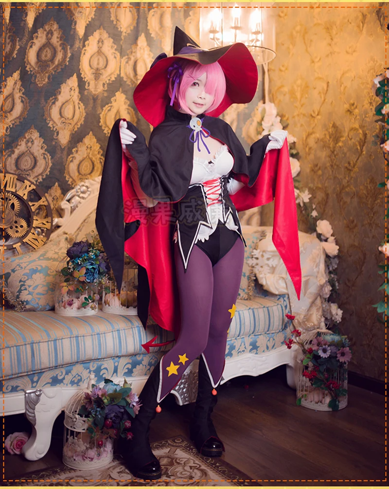 Женский костюм для косплея аниме Re: жизнь в другом мире от нуля Рем и Рам