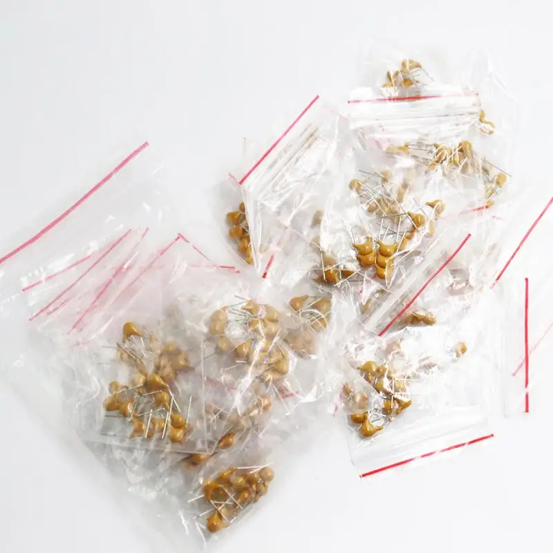 100Pcs 50V monolithic ceramic capacitor 10PF ~ 10UF 22PF 47NF 220NF 1NF 4.7UF 1UF 100NF 330NF 0.1UF 102 104 105 106 103 473 334 - купить по