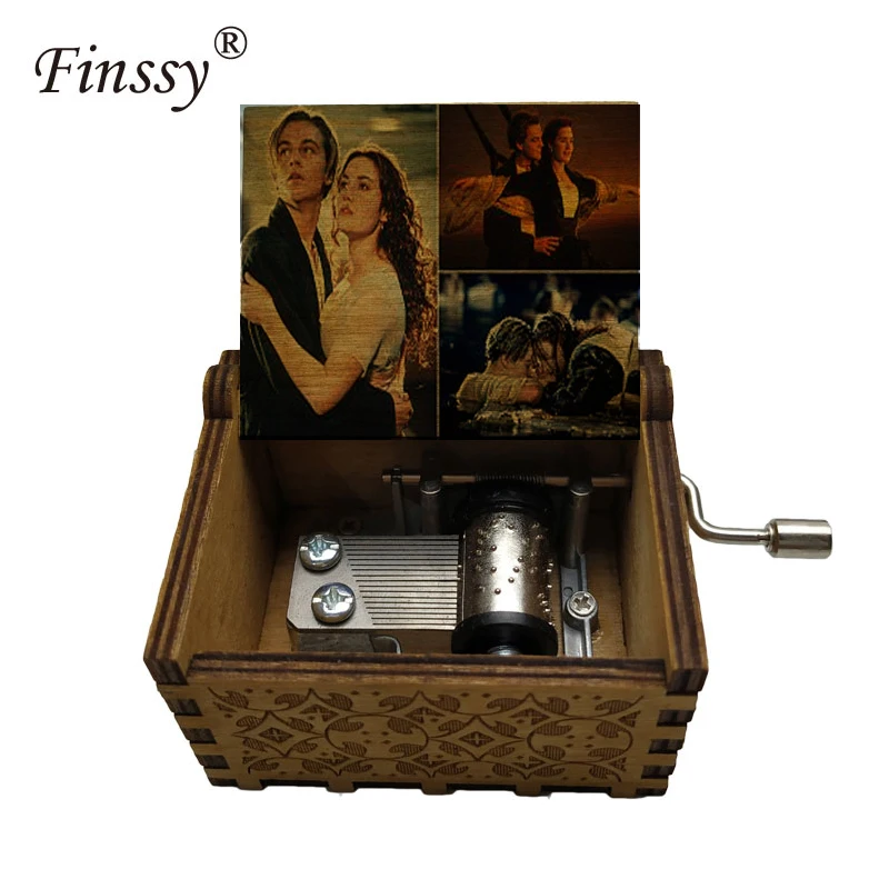 Современная Музыкальная шкатулка с принтом Звездные войны Let it go Красавица и