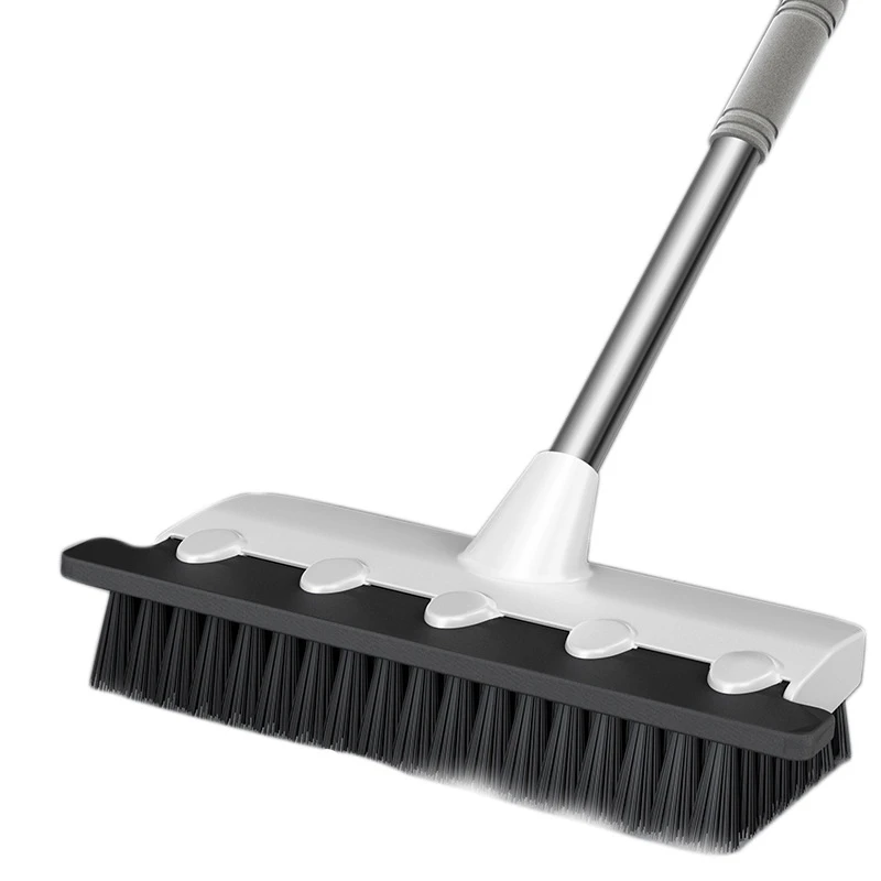 

Multifunction Floor Brush Long Handle Bathroom Wiper Adjustable Long Handle Scrubber Wall Brush for Tile Cleaning