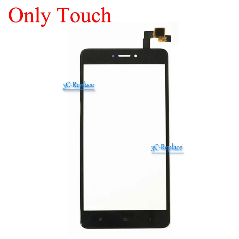 Black Only Touch Для Xiaomi redmi note 4X note 4 глобальная версия Qualcomm Snapdragon 625 3 ГБ 32 ГБ ЖК-дисплей сенсорный экран дигитайзер/с рамкой - Цвет: Black Only Touch