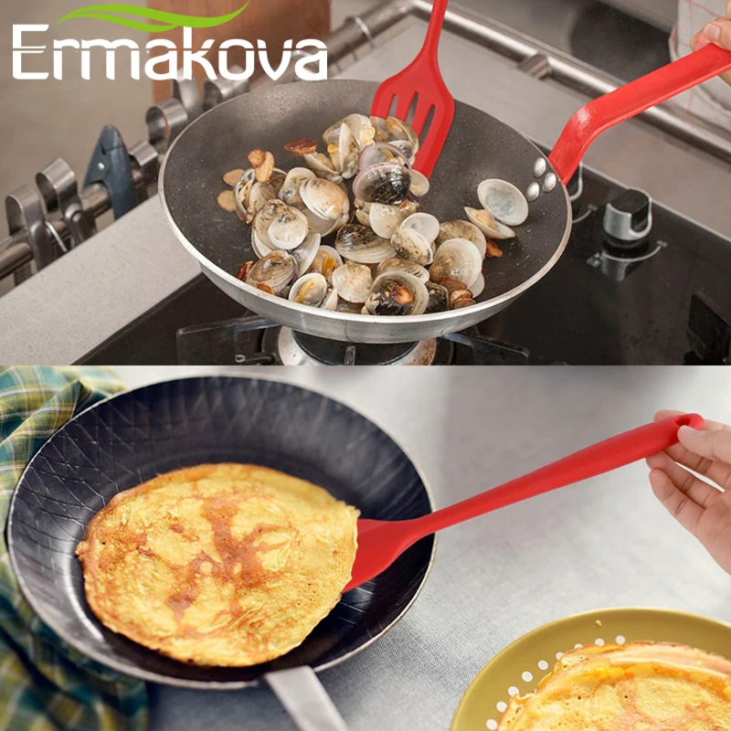 Набор силиконовой кухонной утвари ERMAKOVA 5 шт./компл. антипригарная термостойкая