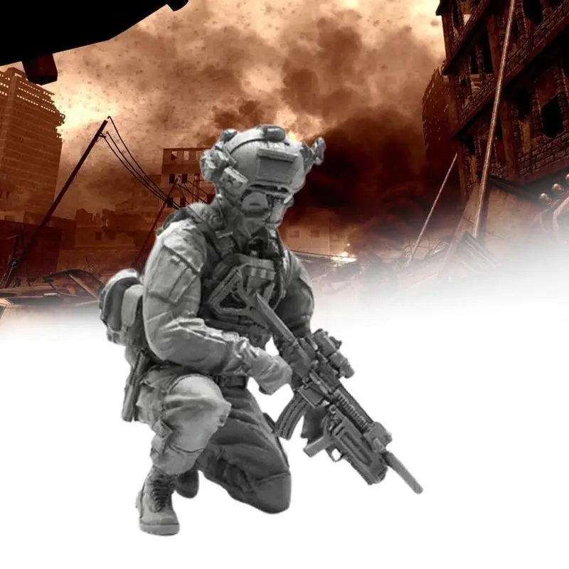 

1/35 US Navy SEALs New Version Resin Soldier Packaging Self SII-01 Model Epoxy Static Assembled include Genuine O4K9