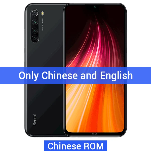 Chinese ROM Black Xiaomi Redmi Note 8 с глобальной прошивкой, 6 ГБ ОЗУ, 64 Гб ПЗУ, 48мп четырехъядерный процессор Snapdragon 665, четыре ядра, 6,3 дюйма, полный экран, 4000 мАч, мобильный телефон - Цвет: Chinese ROM Black